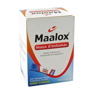 MAALOX MAUX D'ESTOMAC, suspension buvable, 20 sachets