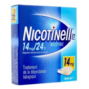 NICOTINELL TTS 14 mg/24 h, dispositif transdermique, 7 sachets