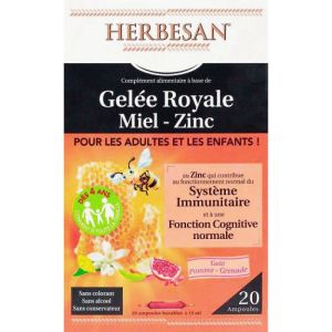 Herbesan Systeme Immunitaire 20 ampoules