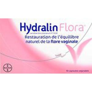 HYDRALIN FLORA 10 capsules vaginales