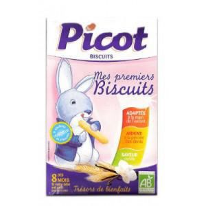 PICOT MES PREMIERS BISCUITS Biscuit bio pour bébé, saveur vanille