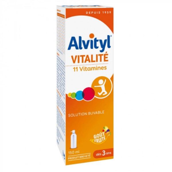 Alvityl Forme Équilibre Vitalité Solution Multi-vitaminée 150 ml