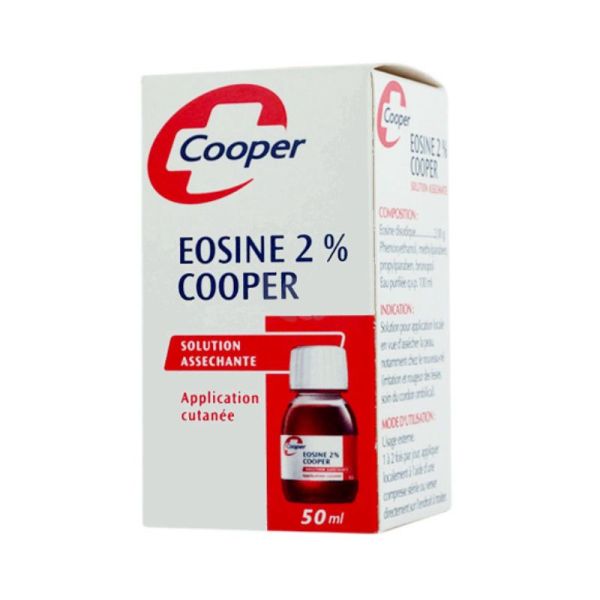 EOSINE COOPER 2 POUR CENT, solution pour application cutanée en récipient unidose