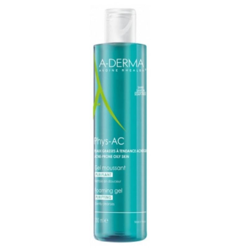 Aderma Gel Moussant Purifiant Phys-Ac 200 ml