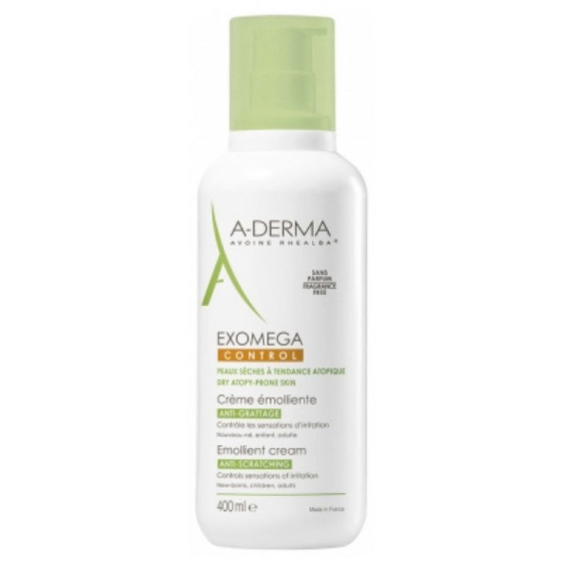 Aderma Exomega Control Crème Émolliente Anti-Grattage 400 ml