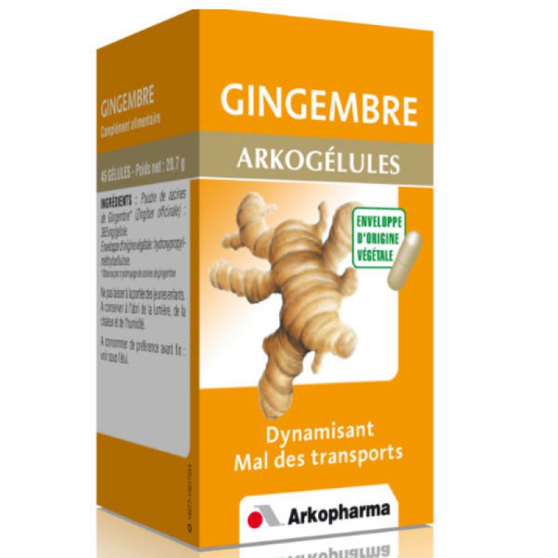 Arkogélules Gingembre 45 gélules
