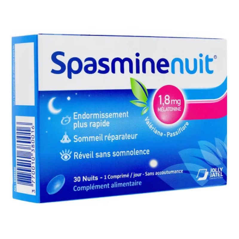 Spasmine Tablet Uses In Hindi Spasmine Nuit 30 comprimés (3770010380016) - Pharmacie de la Thure