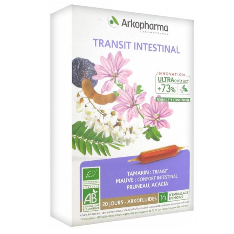 Arkofluides Transit Intestinal Bio 20 Ampoules