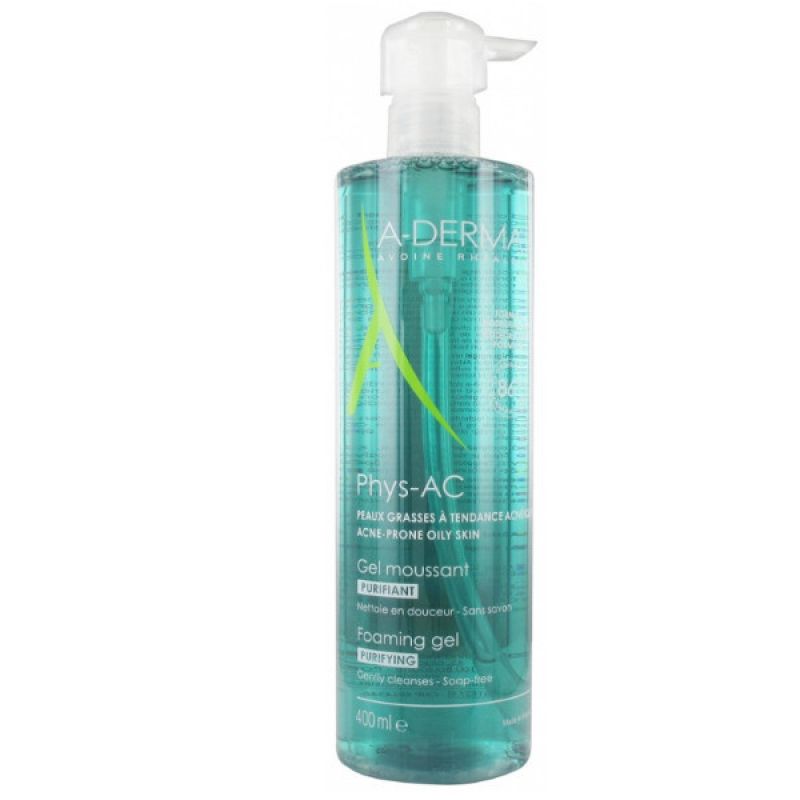 Aderma Phys-Ac Gel Moussant Purifiant 400 ml