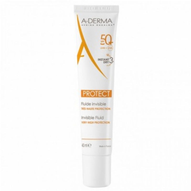 Aderma Protect Fluide Invisible Très Haute Protection SPF 50+ 40 ml
