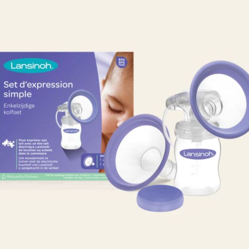 Lansinoh Set d'expression Simple Pompage