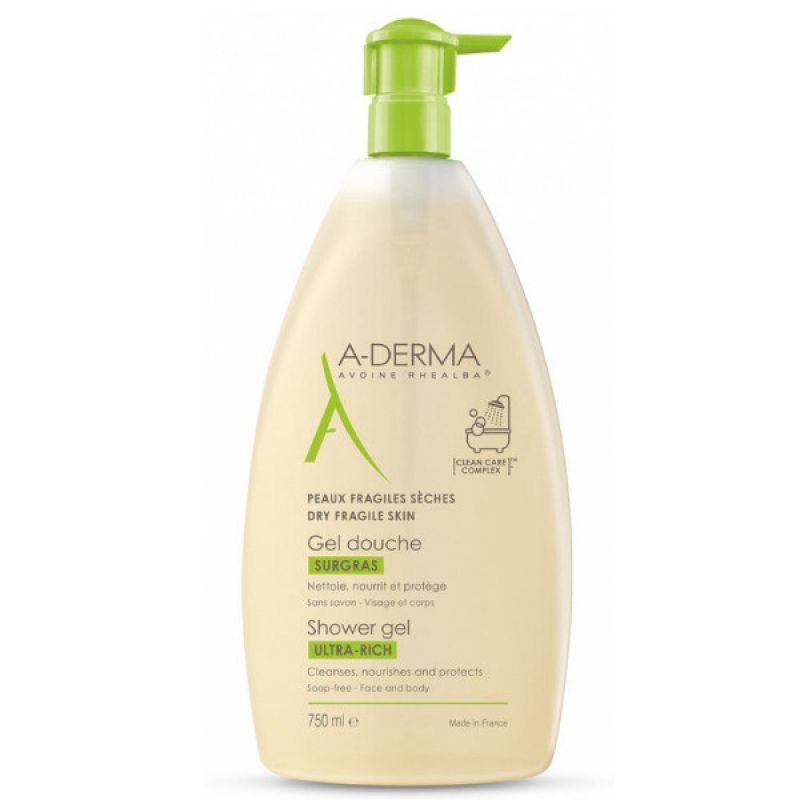 Aderma Gel Douche Surgras 750 ml