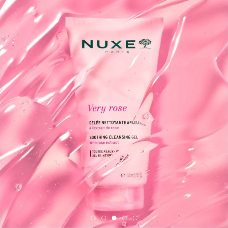 Nuxe Very Rose Gelée nettoyante apaisante