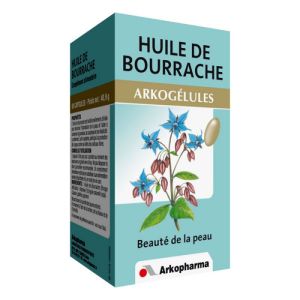 ARKOGELULES HUILE DE BOURRACHEComplément alimentaire beauté de la peau Boîte/60