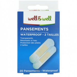 W&W pansements waterproof boite de 20 / 2 tailles