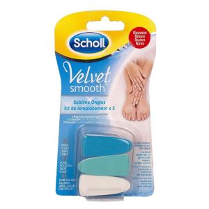 SCHOLL Velvet Smooth kit de remplacement lime électrique ongles