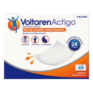 Voltarenactigo Emplatres Sac 5