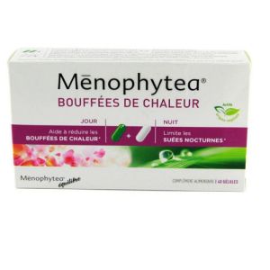 MENOPHYTEA BOUFFEES DE CHALEUR Complément alimentaire pour l'équilibre hormonal Boîte/40 (20+20)