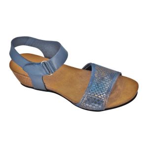 Gibaud - Sandales Camelea Bleu Métallique - taille 36