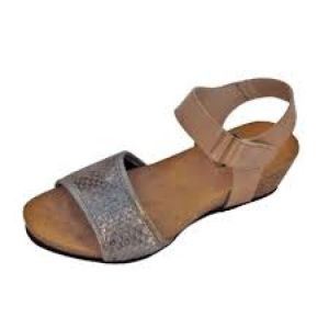 Gibaud - Sandales Camelea - Taupe métallique- taille 38