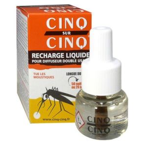 Cinq sur Cinq Recharge Liquide Anti-Moustiques 35 ml