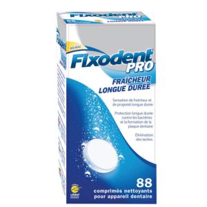 FIXODENT pro Comprimés nettoyants x88