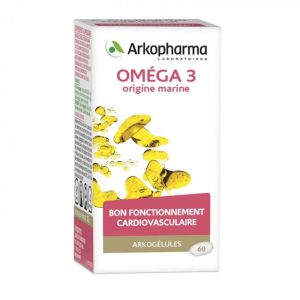 ARKOPHARMA OMEGA 3 ORIGINE MARINE 60 CAPSULES ARKOGELULES