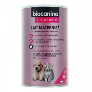 BIOCANINA Lait maternisé en poudre pour chiot et chaton 400g