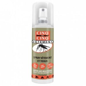 Cinq Sur Cinq Tropic Spray Vêtements Lotion Insecticide 100 ml