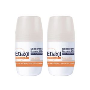 Etiaxil Déodorant Douceur 48H Roll on 2 x 50 ml