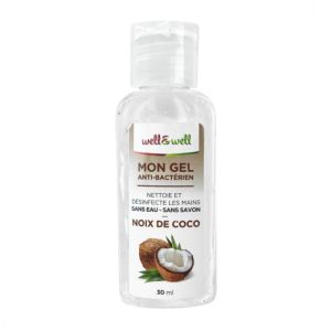 W&w Gel anti-bactérien coco 30 ml