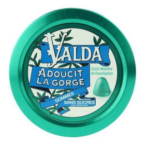 VALDA EUCALYPTUS Gommes à sucer SS Boîte/50