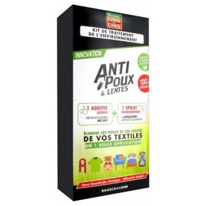 Cinq sur Cinq Natura Anti-Poux et Lentes Kit de Traitement de l'Environnement