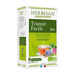 HERBESAN Tisane transit facile bio 20 sachets