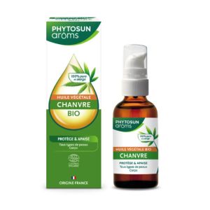 Huile végétale de Chanvre bio 50ml