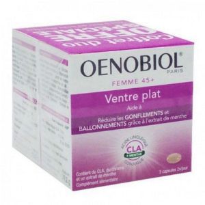 Oenobiol Femme 45+ ventre plat 2 x 60 capsules