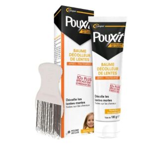 POUXIT baume décolleur de lentes + peigne 100g