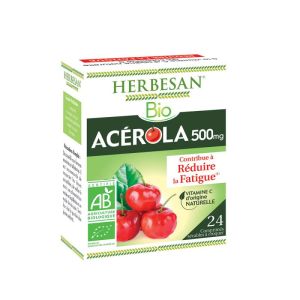 Herbesan Acerola 500 Bio 24 Cp Croquer