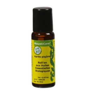 Mousticare Roll'on Après Piqûres aux huiles essentielles Bio, 5 ml