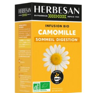 Herbesan Infusion Camomille bio 20 sachets