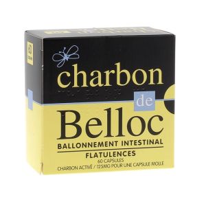 Charbon Belloc 125mg Caps Bt60