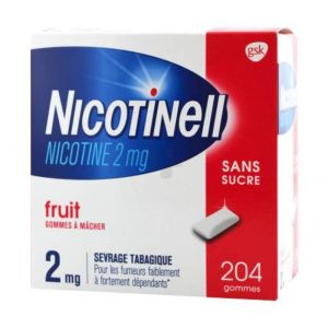 Nicotinell Fruit 2mg S/s Gom 204