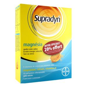 SUPRADYN MAGNESIA Complément alimentaire antistress Boîte/45