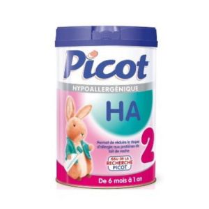 PICOT HA 2 Aliment lacté diététique pour nourrisson 2ème âge Boîte/900g