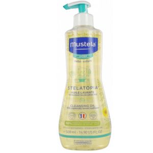 Mustela Stelatopia Huile Lavante Peau à Tendance Atopique 500 ml