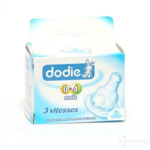 DODIE Tétine 1er âge en silicone, pour biberon à vis Boîte/2