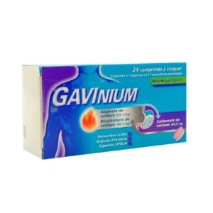 GAVINIUM Menthe 24 comprimés