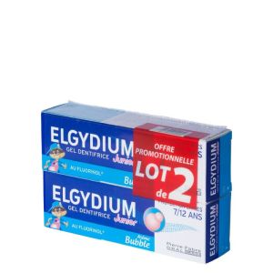 Elgydium Dentifrice Kids Bubble 7/12ans 50ml