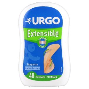 URGO Extensible boite de 48 pansements / 2 formats