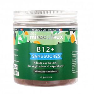 Les Miraculeux Vitamine B12 sans sucre Gummies x42